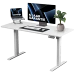 Sit-Stand Desk - white - 160 x 80 cm